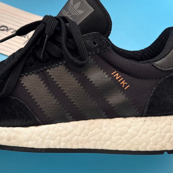 adidas Iniki Runner Core Black m8 w9.5 - Picture 15 of 15